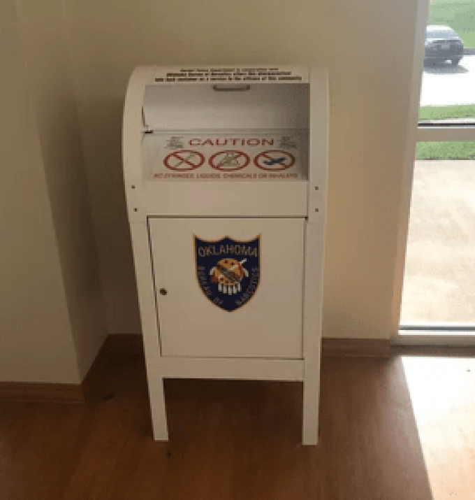 Choctaw Nation Department of Public Safety &#8211; Rx Drug Drop Box