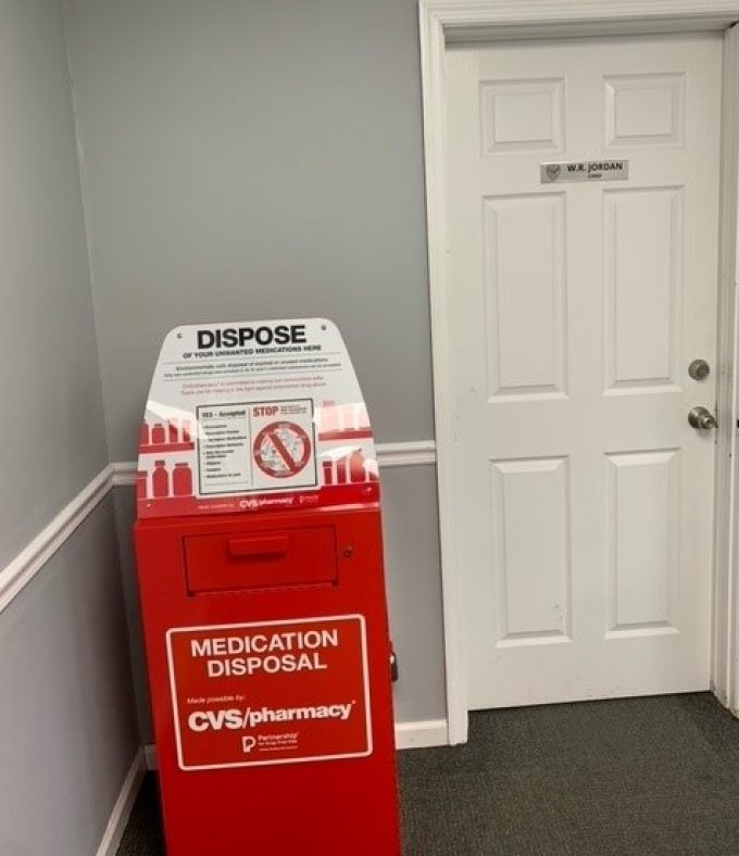 Lake Royale Company Police Department &#8211; Rx Drug Drop Box