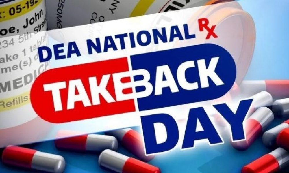 DEA Hosts the 29th National Prescription Drug Take Back Day on Saturday, October 25th