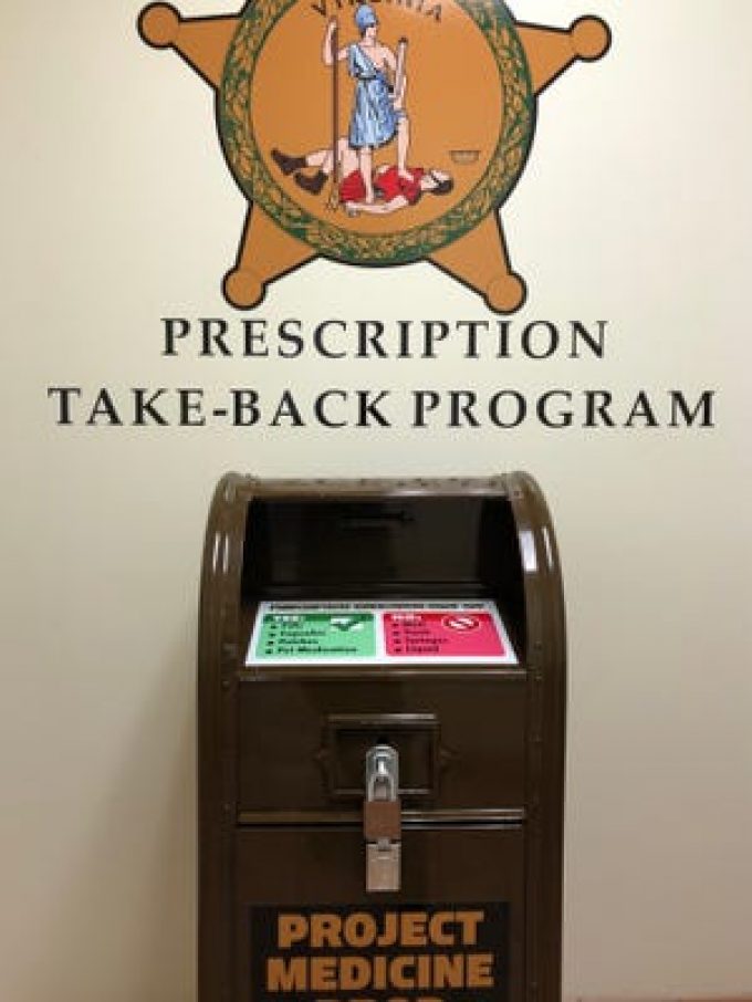 City of Staunton Sheriff’s Office – Courthouse Location – Rx Drug Drop Box