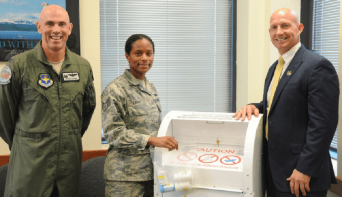 Vance Air Force Base Security Forces Squadron – Rx Drug Drop Box