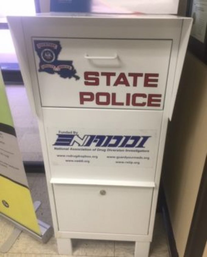 Louisiana State Police Troop F  – Rx Drug Drop Box